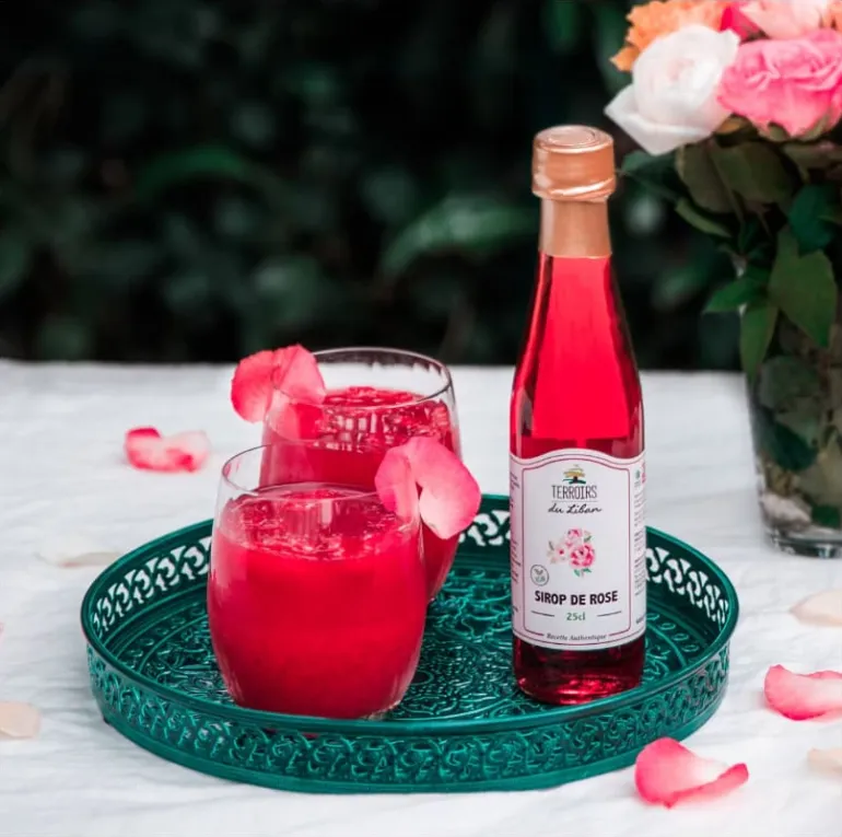 Sirop de rose 25 cl Terroirs du Liban