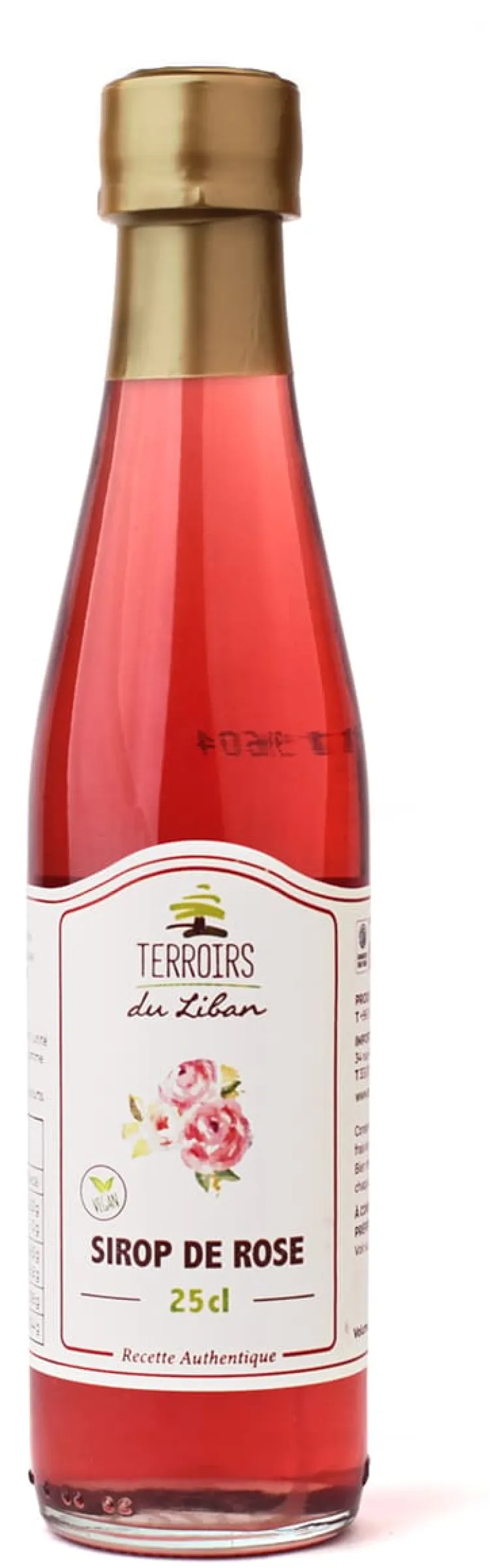 Sirop de rose 25 cl Terroirs du Liban