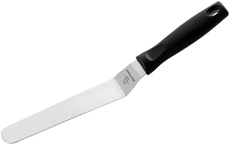 Spatule coudée inox lame 15,5 cm Matfer