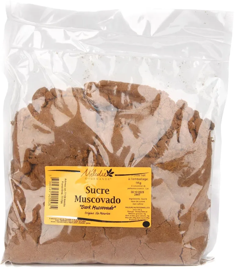 Sucre de Muscovado 1 kg Mélodie Gourmande