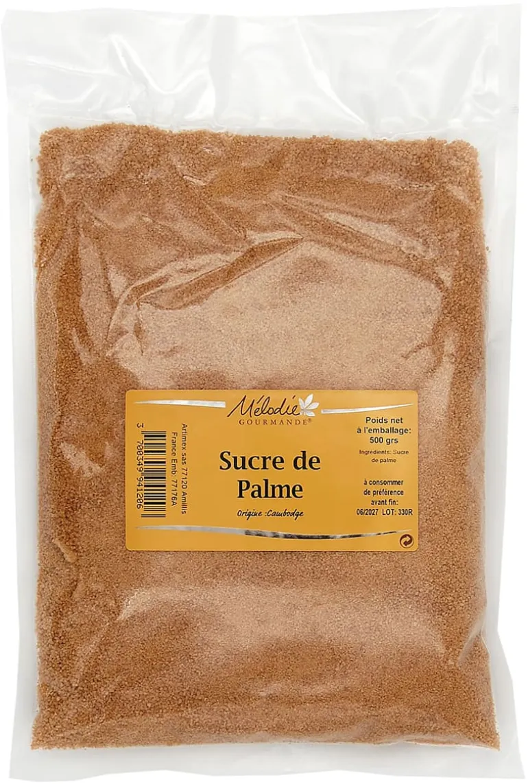 Sucre de palme 500 g Mélodie Gourmande