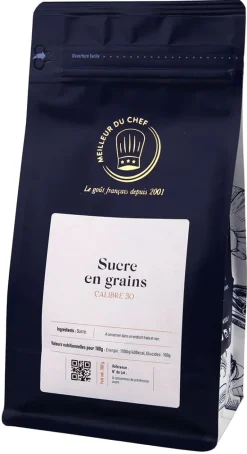 Sucre perlé grain calibre 30 +/- 500 g