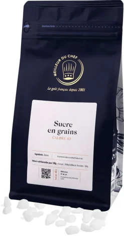 Sucre perlé grain calibre 40 +/- 500 g