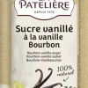 Sucre vanillé naturel à la vanille bourbon 10 x 7,5 g La Patelière