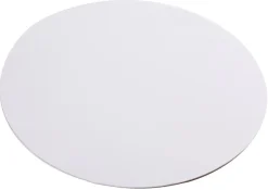 Support carton rond uni blanc Ø 30 cm (x 250) Nordia