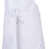 Tablier à bavette Loti Blanc ht 90 cm Robur