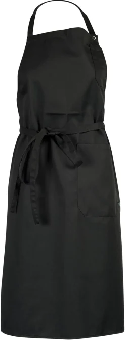Tablier à bavette Loti Noir ht 90 cm Robur
