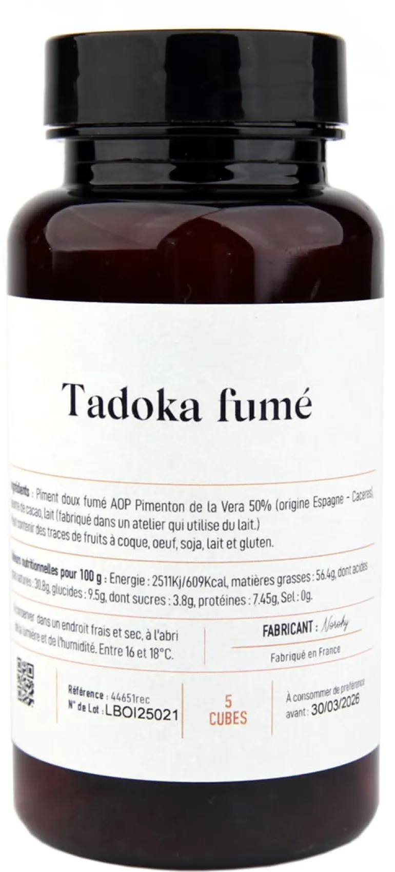 Tadoka fumé Pot de 5 cubes Norohy