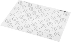 Tapis pâtissier en silicone pour macarons 40 x 30 cm De Buyer
