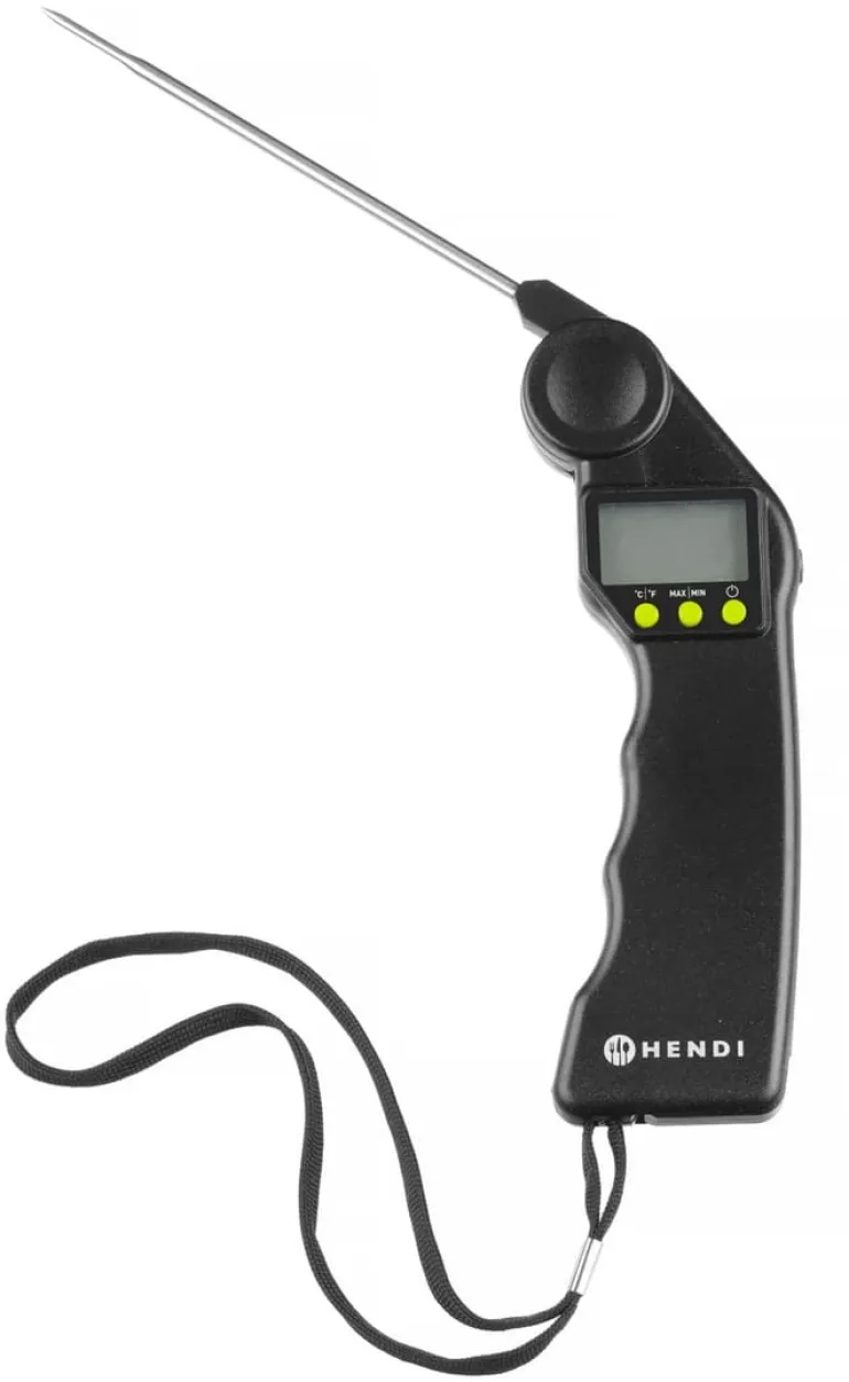 Thermomètre numérique avec sonde pliable -50°C à +300°C Hendi