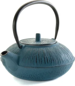 Théière en fonte bleue 1,1 litre Lacor