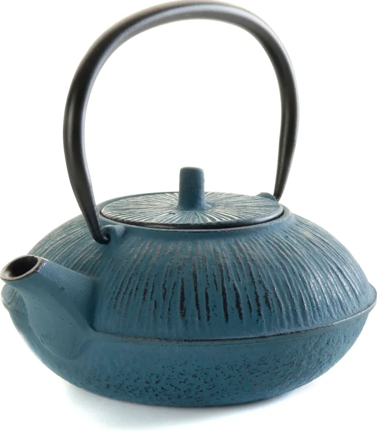 Théière en fonte bleue 1,1 litre Lacor
