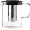Théière en verre avec filtre Square 1 L Ibili