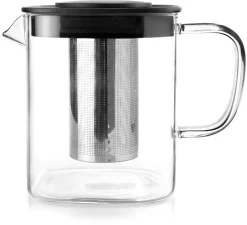 Théière en verre avec filtre Square 1 L Ibili