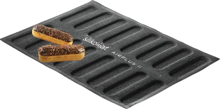 Toile de cuisson Airplus 16 éclairs 40 x 30 cm Silikomart