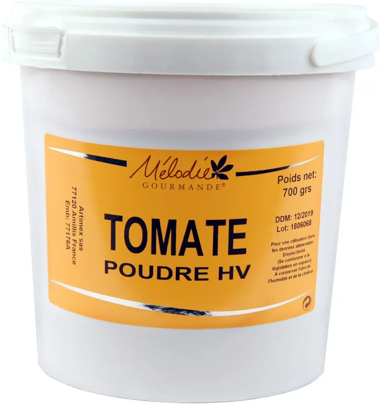 Tomate en poudre haute viscosité 700 g Mélodie Gourmande