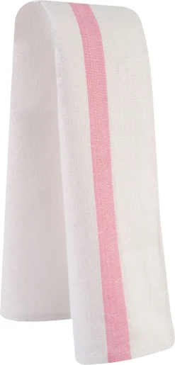 Torchon de cuisine "Taoste " à liteau rose Robur