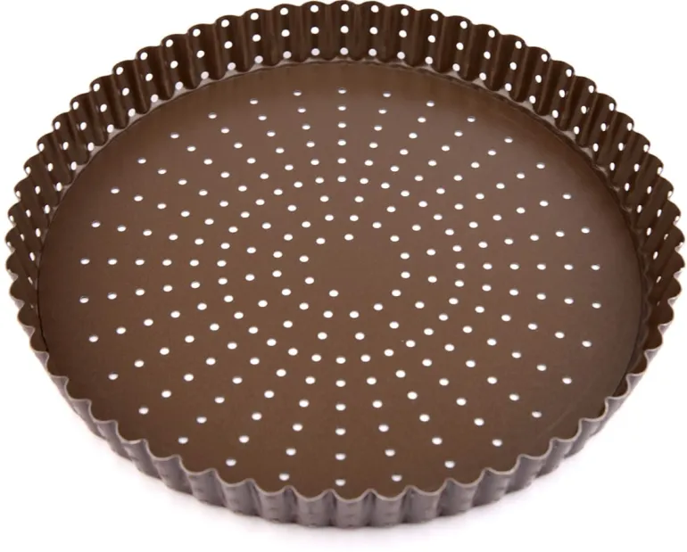 Tourtière cannelée fond perforé mobile Ø 24 cm Gobel