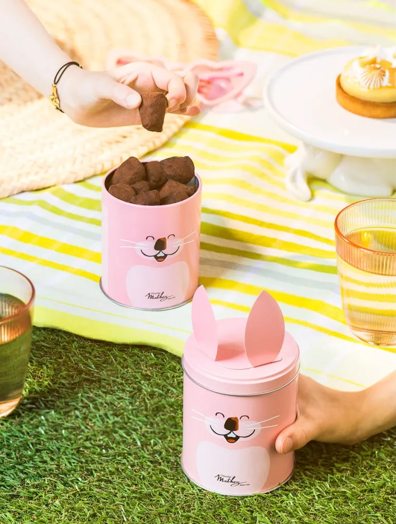 Truffes fantaisie Pâques Riz soufflé 100 g Chocolat Mathez