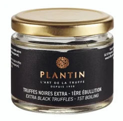 Truffes noires brossées extra 1ère ébullition 27,5 g Plantin