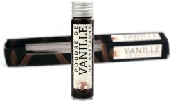 Vanille en poudre de Bretagne tube de 10 gr Vanille de Bretagne