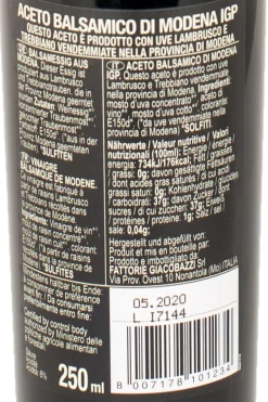 Vinaigre balsamique de Modène IGP 25 cl