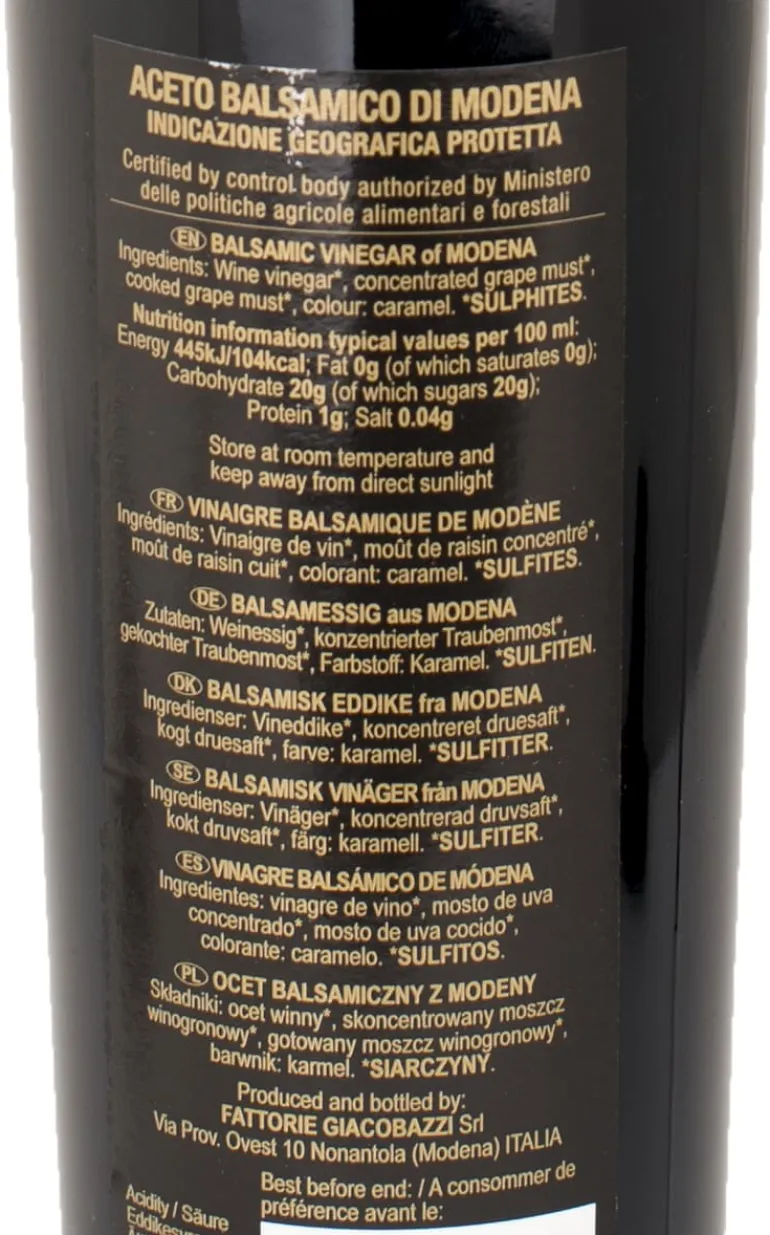Vinaigre balsamique de Modène IGP 50 cl