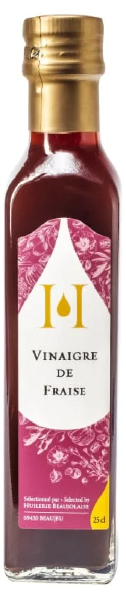 Vinaigre de fraise 25 cl Huilerie Beaujolaise