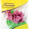 Violettes avec feuilles (x 7) azyme Ø 3,3 cm Florensuc