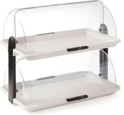 Vitrine double couvercle coulissant 46 x 31 cm Hendi