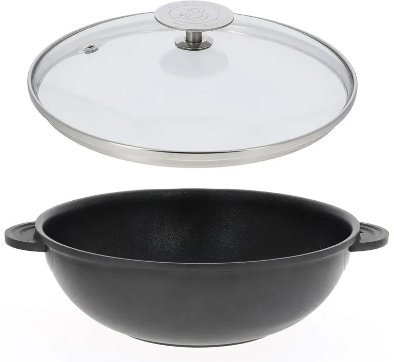 Wok 2 anses gamme "Choc Extrème" Ø 32 cm De Buyer